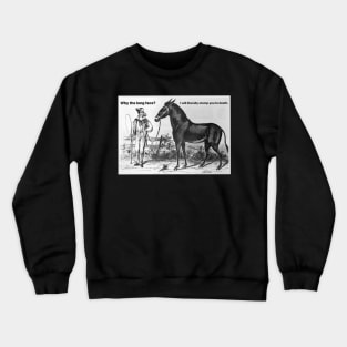 A Talking Horse Crewneck Sweatshirt